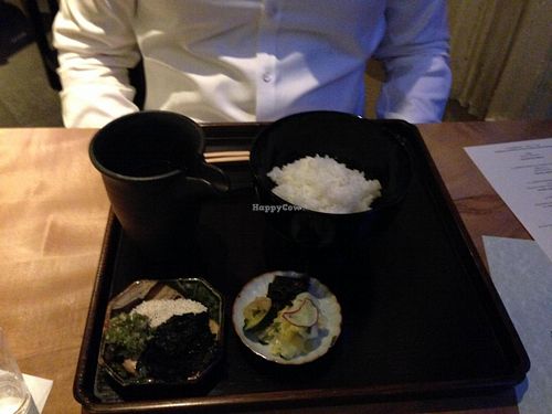 Wasabi chazuke at Kajitsu in New York City