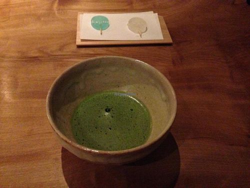 Matcha at Kajitsu in New York City