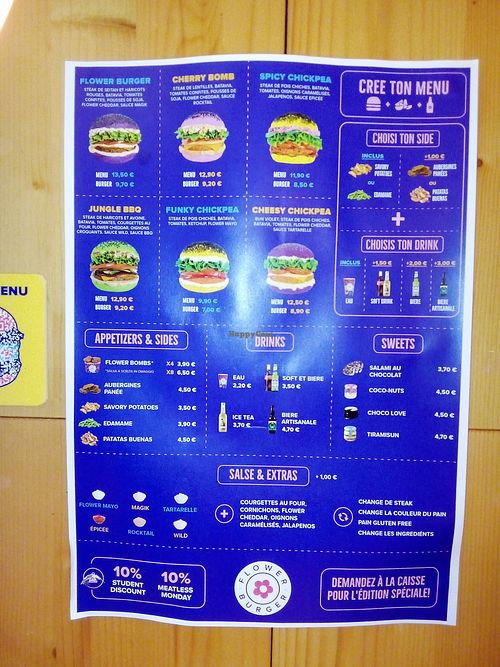  at Flower Burger in Marseille