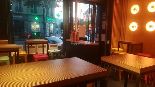 Inside at Flower Burger in Marseille