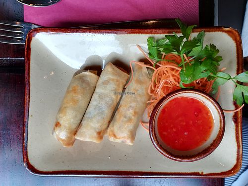 Spring rolls at Koh Thai in Winchester