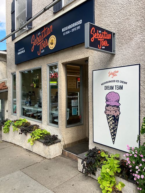 Exterior September 2025 at Sebastian Joe's Ice Cream Shop in Minneapolis