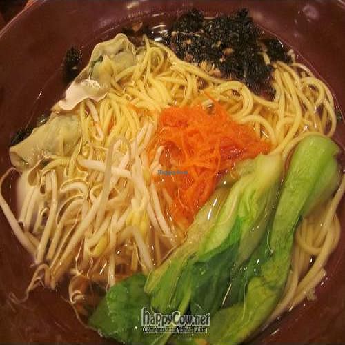 Vegetarian Noodle Soup at Ten Ren's Tea in Sydney
