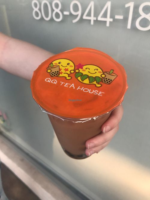 Boba tea at QQ Tea House in Honolulu