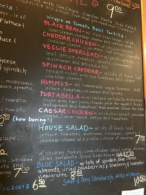 Wraps - hummus and port are veg (veg may also if changing the pesto) at Cool Beans Coffee Co in Columbia
