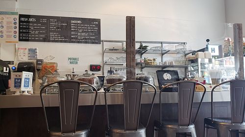 Dessert bar. at Holi Vegan Kitchen in Miami