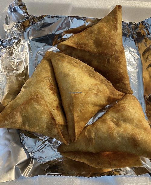 Veggie sambussas  at Fasika in St Paul