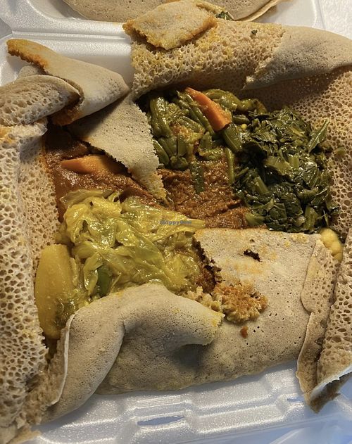 Veggie sampler   at Fasika in St Paul