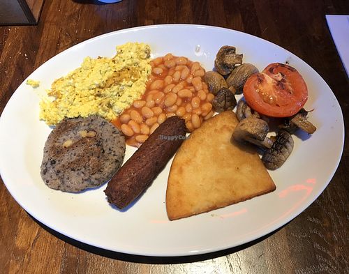 Vegan breakfast  at Bloc + Pop Up in Glasgow