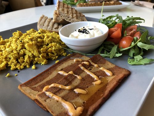 ‘Tofu eggz' at Miło bistro in Warsaw