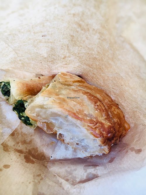 Vegan Burek!!!!!!!! at Mamma Mia in Kotor