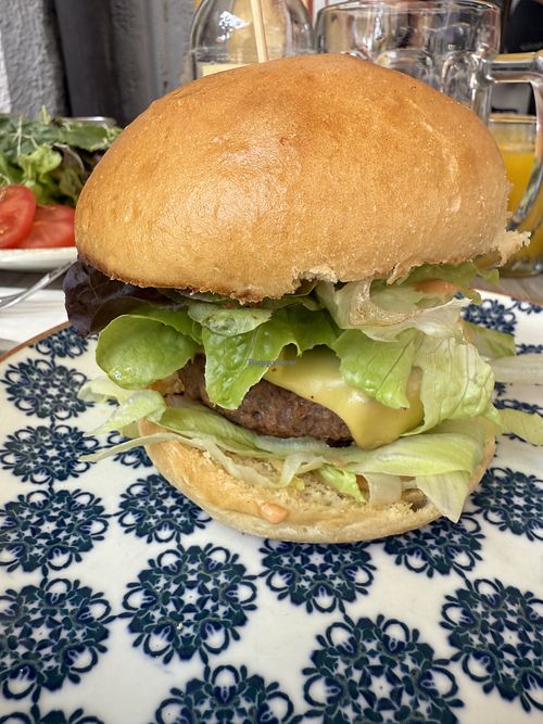Vegan “beyond” burgerr  at Stechl Keller  in Wasserburg