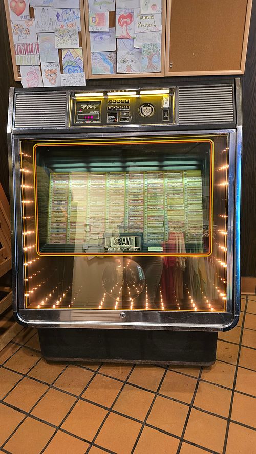 Jukebox at Vertical Diner and The Gold Room in Portland