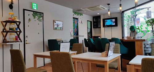 Inside at Cafe 369 in Chiba