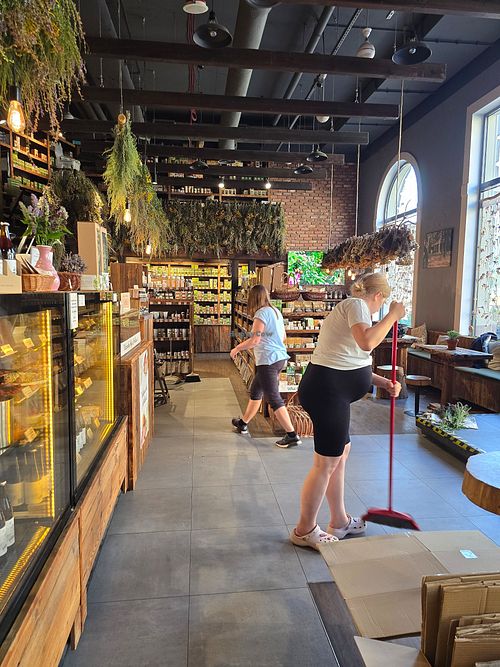 Inside at Pijalnia Ziół in Warsaw