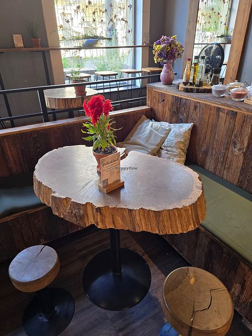 Table at Pijalnia Ziół in Warsaw