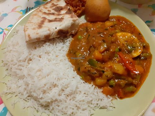 Curry at Indian Herbs in Barcelona