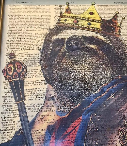 sloth artwork abounds! : ) at Delicious Cafe in Chicago