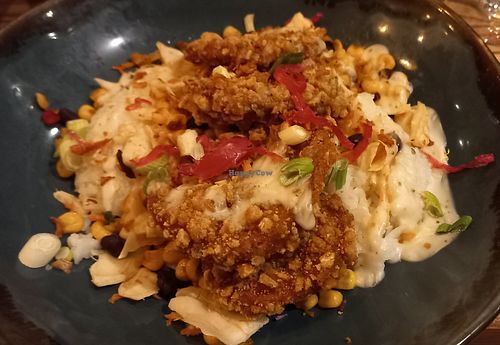 Sweet potato sticky rice bowl at The Cricketers in Croydon