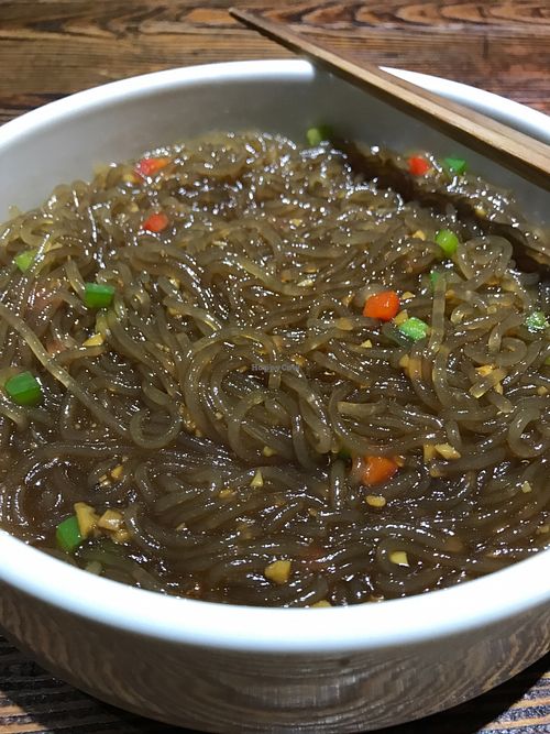 Noodles at Ji Xiang Cao - Lucky Zen & Veg Restaurant in Shanghai