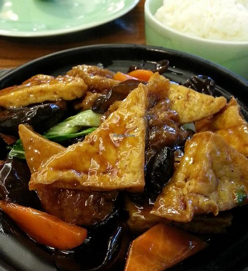 什錦豆腐堡 at GōngDé Lín - Godly - Wukang Rd in Shanghai