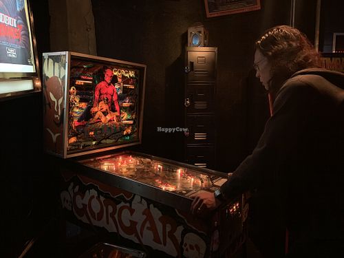Vintage Gorgar Pinball Machine at The 4th Horseman in Long Beach