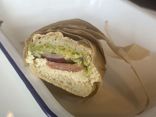 Avocado Egg VEGAN sandwich   at Pushkin's in Roseville