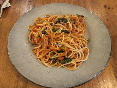 Tempeh fettucini at Salvador's Loft  in Kunming