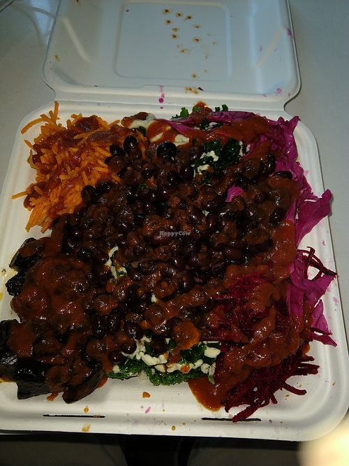 Dirty South bowl at Gangster Vegan in Baltimore