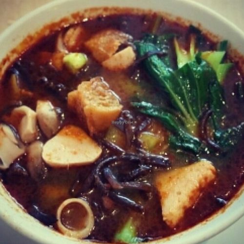 Vegan Tom Yum Noodle Soup  at Tea Master in Fortitude Valley