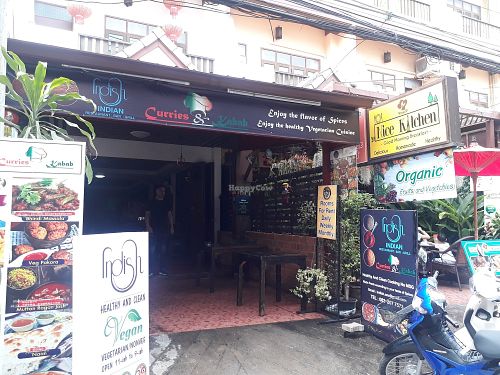 Outside at Indish in Chiang Mai