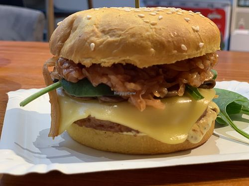 American Dream burger  at Take Five in Kaunas