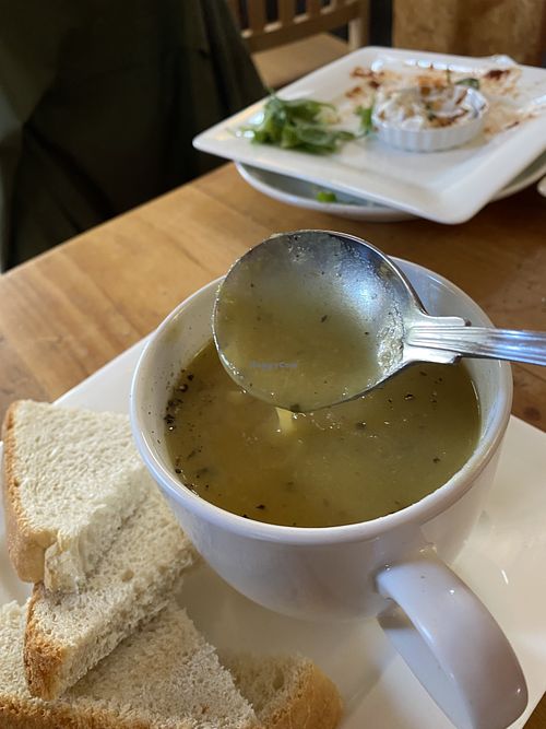 soup of the dayy  at The Eating Gorilla in Penrhyndeudraeth