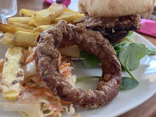 gorilla burgerr  at The Eating Gorilla in Penrhyndeudraeth