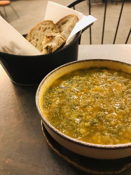 Chard soup at OMM INN in Eskisehir