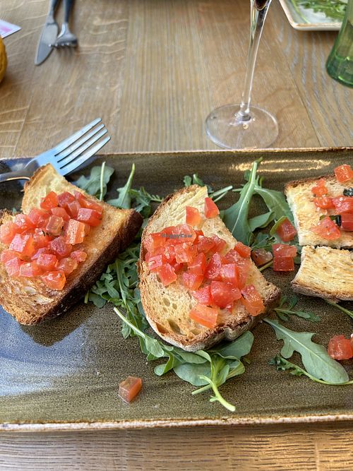 Bruschetta pomodoro, don’t even consider ordering this!  at Tony Macaroni in Dundee