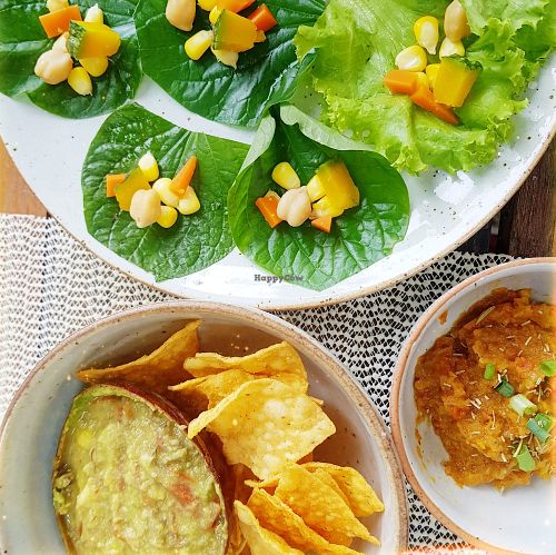 Snacks frkm the garden at Samata in Chiang Mai