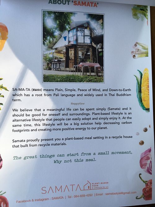 About the restaurant at Samata in Chiang Mai