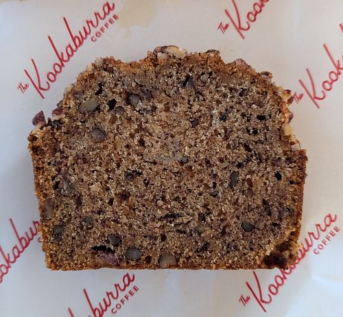 banana nut bread at The Kookaburra in St Augustine