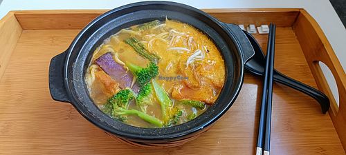 Curry Noodles at Minf Houze Vegan Cafe in Kuala Lumpur