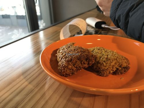 Oat biscuits at Super Size Coffee in Ulaanbaatar