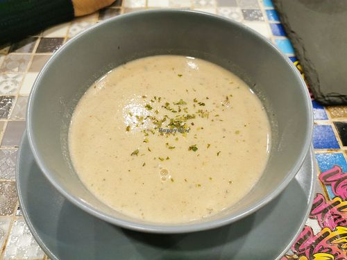 Cauliflower soup at Gypsy - Marina Mall in Dubai
