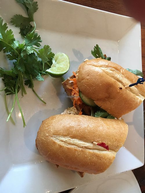 banh mi  at Real Food Daily in West Hollywood