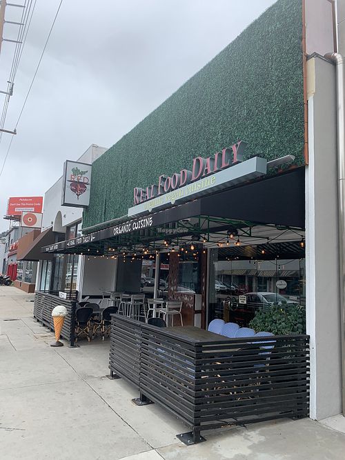 WeHo Store front on La Cienega at Real Food Daily in West Hollywood