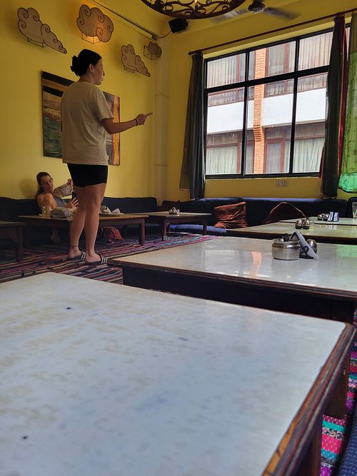 Inside at OR2K in Kathmandu