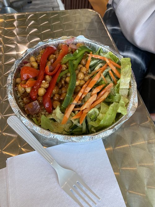 Sweet & sour chickpeas with quinoa   at Jojo's Juice Bar in Valley Stream