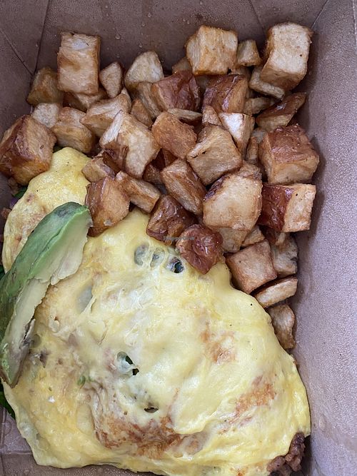 Harvest omelet - vegan  at Breakfast Republic in Irvine