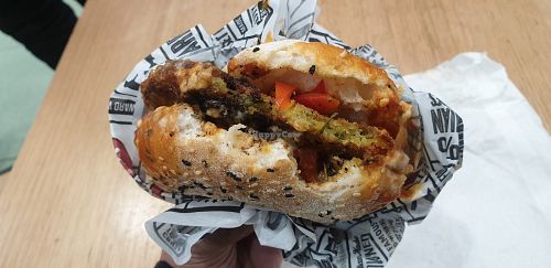 Schnitzel Parma roll at Schnitz in Docklands