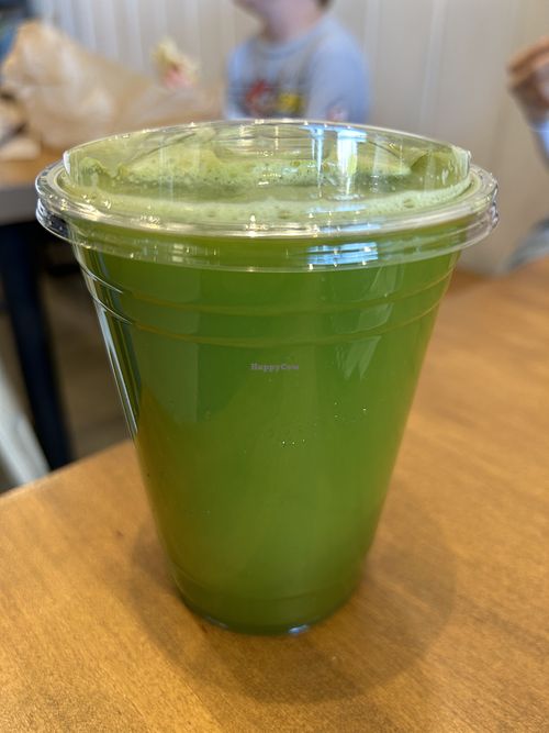 Sweet greens juice   at Virtue Juice + Coffee in Vacaville
