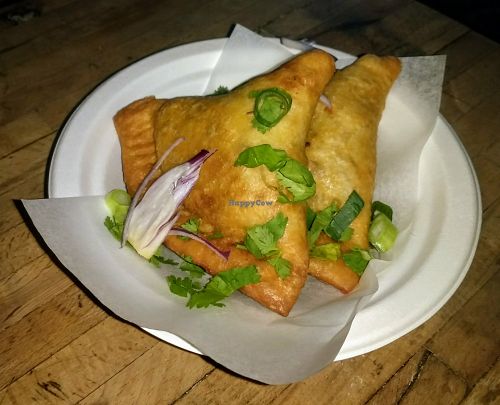 Vegan Samosa at Masala Corner in Odense